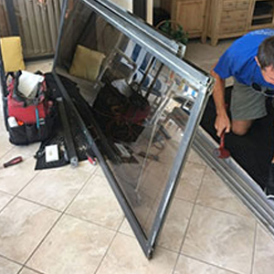 sliding glass door frame repair Lemon Hill